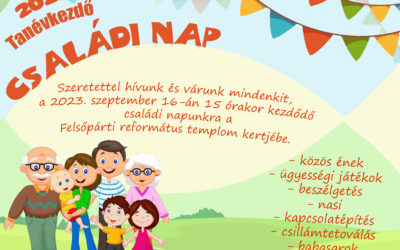 Tanévkezdő családi nap – 2023.09.16.